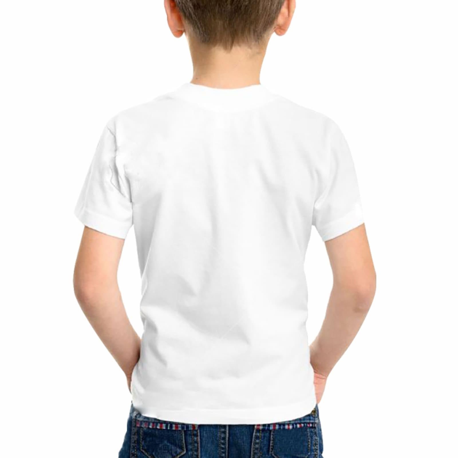 Pinox I Love T-Shirt independenceDay Patriotic White Cotton T-Shirt with Tricolor Heart Design, Hindi Text (in, Age, 3 Years, 4 Years, Regular, DIL-ILMI) - Image 2
