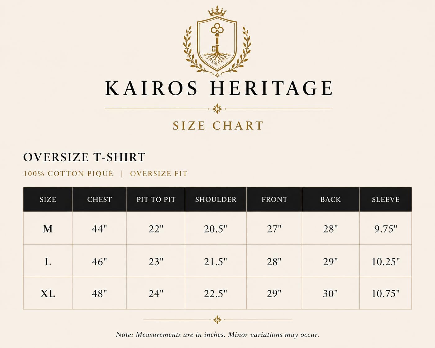 Kairos Heritage Oversized T-Shirt (in, Alpha, Regular, Navy Blue) - Image 5