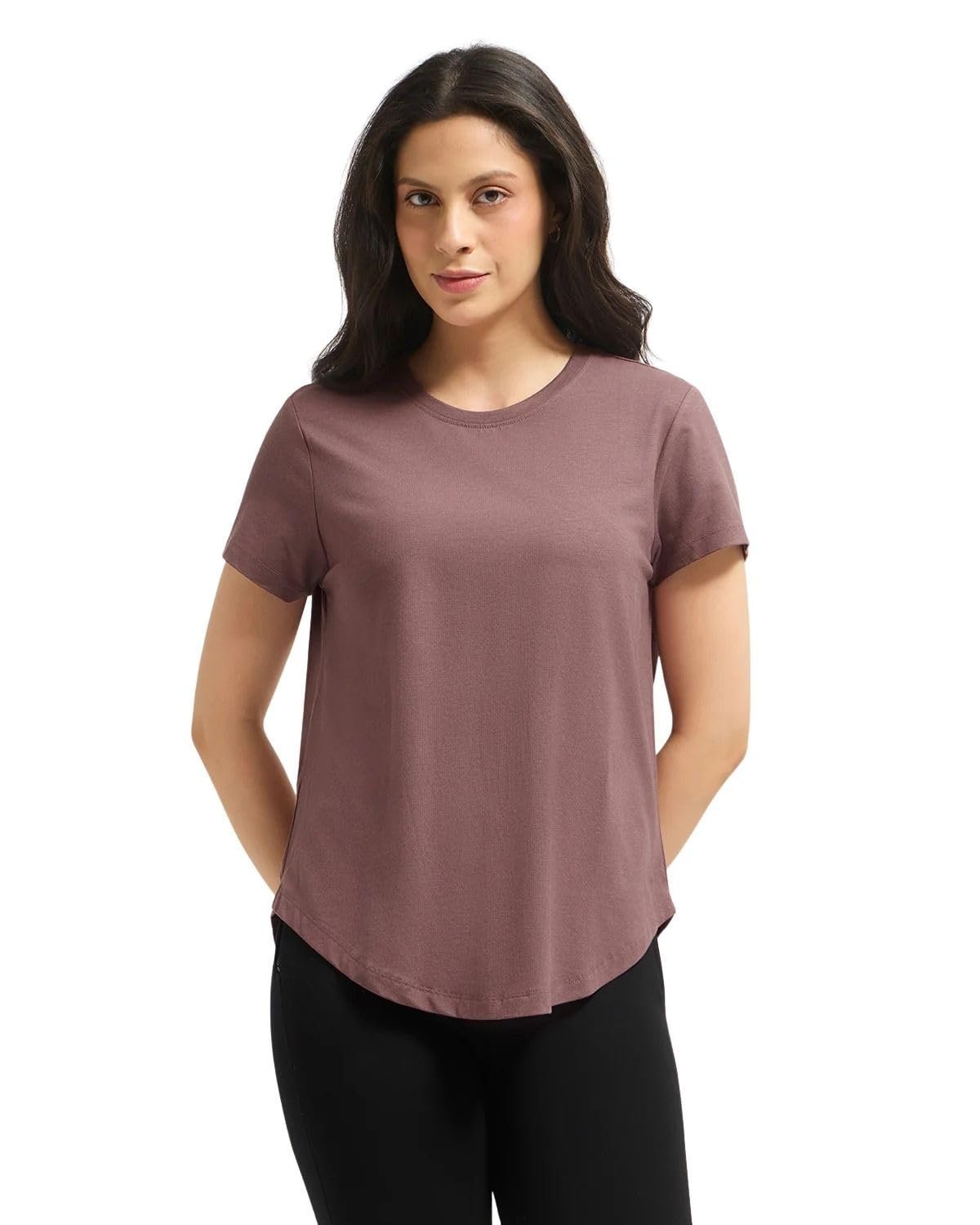 Bamboo Women’s Tshirt – Ultra-Soft, Breathable & Sustainable | Premium Cotton Blend for Supreme Comfort | Stylish & Eco-Friendly T-Shirt for Women | Tshirt Women Cotton